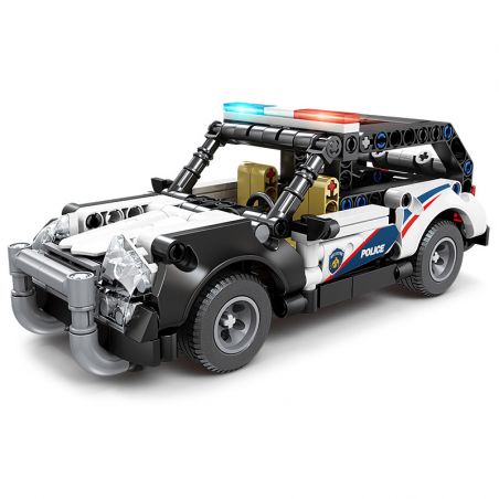 Kazi KY1087 1087 non  SUV CẢNH SÁT THÁM TỬ XE KÉO LÙI bộ đồ chơi xếp lắp ráp ghép mô hình  Kỹ Thuật Công Nghệ Cao Mô Hình Phương Tiện 259 khối