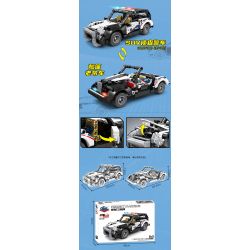 Kazi KY1087 1087 non  SUV CẢNH SÁT THÁM TỬ XE KÉO LÙI bộ đồ chơi xếp lắp ráp ghép mô hình  Kỹ Thuật Công Nghệ Cao Mô Hình Phương Tiện 259 khối