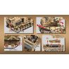 YOLOPARK 40020 non  PHÁO TỰ HÀNH 155 bộ đồ chơi xếp lắp ráp ghép mô hình Military Army BRICKS MAN 01 Quân Sự Bộ Đội 1648 khối