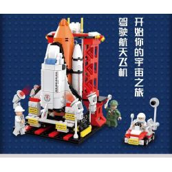 TREE HEIGHT JXL805 non  TÀU CON THOI bộ đồ chơi xếp lắp ráp ghép mô hình Space SPACE SHUTTLE Thám Hiểm Không Gian 510 khối