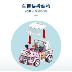 LWCK 80010-1 80010-2 80010-3 80010-4 non  THÀNH PHỐ LÃNG MẠN 4 PHONG CÁCH bộ đồ chơi xếp lắp ráp ghép mô hình Racers ROMANTIC CITY Đua Tốc Độ 1070 khối