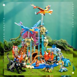 DK 3005 WHEEL CL1199 1199 non  THẾ GIỚI TƯƠI SÁNG CỦA PANDORA bộ đồ chơi xếp lắp ráp ghép mô hình AVATAR THE ILLUMINATED WORLD OF PANDORA 2878 khối