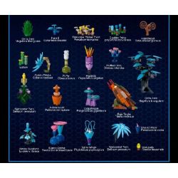 DK 3005 WHEEL CL1199 1199 non  THẾ GIỚI TƯƠI SÁNG CỦA PANDORA bộ đồ chơi xếp lắp ráp ghép mô hình AVATAR THE ILLUMINATED WORLD OF PANDORA 2878 khối