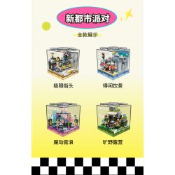 X AREA-X AX0085 0085 non  UỐNG TRÀ bộ đồ chơi xếp lắp ráp ghép mô hình X-BOX 2.0 LET'S YUM CHA NOW