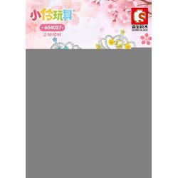 SEMBO 604027 non  TỰ LÀM ĐỒ TRANG SỨC BƠM. bộ đồ chơi xếp lắp ráp ghép mô hình  Các Bạn Gái