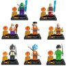 DUO LE PIN DLP9007 9007 non  BẢY QUẢ BÓNG RỒNG 8 bộ đồ chơi xếp lắp ráp ghép mô hình Brickheadz Nhân Vật Đầu To
