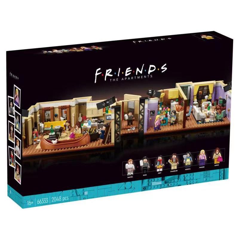 NOT  THE  APARTMENTS 10292 99919 66333 xếp lắp ráp ghép mô hình BẠN BÈ CĂN HỘ CỦA MONICA VÀ RACHEL THE  Icons 2048 khối