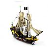 QMAN ENLIGHTEN KEEPPLEY 307 non  TÀU CƯỚP BIỂN RÂU ĐỎ bộ đồ chơi xếp lắp ráp ghép mô hình Pirates Of The Caribbean CORSAIR Cướp Biển Vùng Caribe 590 khối