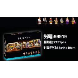 NOT  THE  APARTMENTS 10292 99919 66333 xếp lắp ráp ghép mô hình BẠN BÈ CĂN HỘ CỦA MONICA VÀ RACHEL THE  Icons 2048 khối