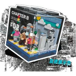 X AREA-X AX0084 0084 non  ĐƯỜNG PHỐ CỰC ĐOAN bộ đồ chơi xếp lắp ráp ghép mô hình X-BOX 2.0 LET'S RUN FOR FREE NOW