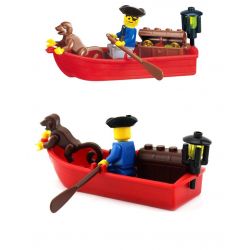 QMAN ENLIGHTEN KEEPPLEY 307 non  TÀU CƯỚP BIỂN RÂU ĐỎ bộ đồ chơi xếp lắp ráp ghép mô hình Pirates Of The Caribbean CORSAIR Cướp Biển Vùng Caribe 590 khối