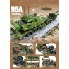 PanlosBrick 688003 Panlos Brick 688003 non  XE TĂNG 99A bộ đồ chơi xếp lắp ráp ghép mô hình Military Army 99A TANK TRANSPORTATION Quân Sự Bộ Đội 2784 khối