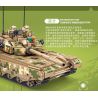 BAKA TECHNOLOGY 33802 non  XE TĂNG CHIẾN ĐẤU CHỦ LỰC 99A bộ đồ chơi xếp lắp ráp ghép mô hình Military Army 99A MAIN BATTLE TANK Quân Sự Bộ Đội 1250 khối