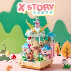 X AREA-X AX0201 0201 non  NGƯỜI LÁI MIỄN PHÍ bộ đồ chơi xếp lắp ráp ghép mô hình X-STORY