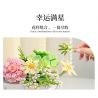 SEMBO 611051 non  CỬA HÀNG HOA NGÔI SAO MAY MẮN bộ đồ chơi xếp lắp ráp ghép mô hình Flowers 598 khối