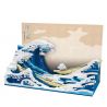 DK 3003 non  KANAGAWA LƯỚT SÓNG bộ đồ chơi xếp lắp ráp ghép mô hình Arts & Crafts THE GREAT WAVE OFF KANAGAWA 1830 khối