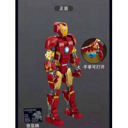 NOT  IRON MAN FIGURE MARK 43 76206 2012 xếp lắp ráp ghép mô hình HÌNH NGƯỜI SẮT MARK 43 Marvel Super Heroes Siêu Anh Hùng Marvel 381 khối