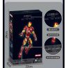NOT  IRON MAN FIGURE MARK 43 76206 2012 xếp lắp ráp ghép mô hình HÌNH NGƯỜI SẮT MARK 43 Marvel Super Heroes Siêu Anh Hùng Marvel 381 khối