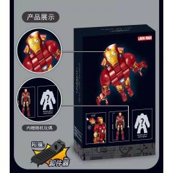NOT  IRON MAN FIGURE MARK 43 76206 2012 xếp lắp ráp ghép mô hình HÌNH NGƯỜI SẮT MARK 43 Marvel Super Heroes Siêu Anh Hùng Marvel 381 khối