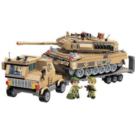 Enlighten 22015 Qman 22015 non  THUNDER XE TĂNG XE bộ đồ chơi xếp lắp ráp ghép mô hình THUNDER MISSION 829 khối