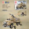 Enlighten 22014 Qman 22014 non  XE BỌC THÉP NẶNG bộ đồ chơi xếp lắp ráp ghép mô hình THUNDER MISSION 603 khối