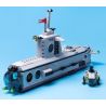 QMAN ENLIGHTEN KEEPPLEY 816 non  TÀU NGẦM TÁC CHIẾN CÙNG LẶN CÁ NHÂN 3 TRONG 1 bộ đồ chơi xếp lắp ráp ghép mô hình Military Army COMBATZONES SUBMARINE Quân Sự Bộ Đội 382 khối