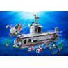 QMAN ENLIGHTEN KEEPPLEY 816 non  TÀU NGẦM TÁC CHIẾN CÙNG LẶN CÁ NHÂN 3 TRONG 1 bộ đồ chơi xếp lắp ráp ghép mô hình Military Army COMBATZONES SUBMARINE Quân Sự Bộ Đội 382 khối