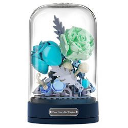 JAKI JK2672 2672 non  HỘP HOA VĨNH CỬU ÂM NHẠC ĐI DẠO TRÊN BIỂN AEGEAN bộ đồ chơi xếp lắp ráp ghép mô hình Creator Sáng Tạo