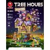 JUHANG TECHNOLOGY 86011 non  NHÀ CÂY SAKURA ELF bộ đồ chơi xếp lắp ráp ghép mô hình TREE HOUSE 2242 khối