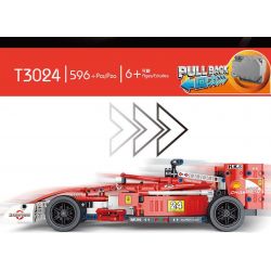 TA GAOLE T3024 3024 non  XE CÔNG THỨC F1 LÙI bộ đồ chơi xếp lắp ráp ghép mô hình  F1-RACING Kỹ Thuật Công Nghệ Cao Mô Hình Phương Tiện 596 khối