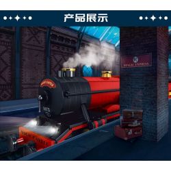 MouldKing 12010 Mould King 12010 non  MAGIC TRAIN. bộ đồ chơi xếp lắp ráp ghép mô hình Harry Potter MAGIC WORLD MAGIC TRAIN Chú Bé Phù Thủy 2086 khối