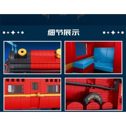 MouldKing 12010 Mould King 12010 non  MAGIC TRAIN. bộ đồ chơi xếp lắp ráp ghép mô hình Harry Potter MAGIC WORLD MAGIC TRAIN Chú Bé Phù Thủy 2086 khối