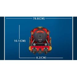 MouldKing 12010 Mould King 12010 non  MAGIC TRAIN. bộ đồ chơi xếp lắp ráp ghép mô hình Harry Potter MAGIC WORLD MAGIC TRAIN Chú Bé Phù Thủy 2086 khối