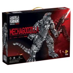 PanlosBrick 687003 Panlos Brick 687003 non  QUÁI VẬT MÁY MÓC bộ đồ chơi xếp lắp ráp ghép mô hình Godzilla MECHA GODZILLA Chúa Tể Quái Vật 1908 khối