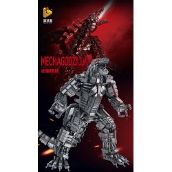 PanlosBrick 687003 Panlos Brick 687003 non  QUÁI VẬT MÁY MÓC bộ đồ chơi xếp lắp ráp ghép mô hình Godzilla MECHA GODZILLA Chúa Tể Quái Vật 1908 khối