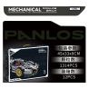PanlosBrick 673001 Panlos Brick 673001 non  ĐUA CƠ KHÍ tỷ lệ 1:14 bộ đồ chơi xếp lắp ráp ghép mô hình Mecha MECHANICAL PAGANI V12 Người Máy 1314 khối