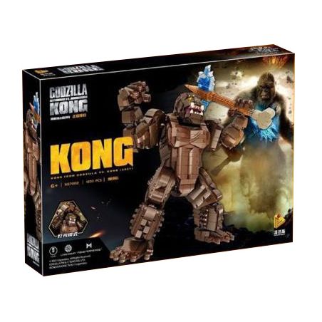 PanlosBrick 687002 Panlos Brick 687002 non  VUA KONG bộ đồ chơi xếp lắp ráp ghép mô hình Movie & Game Phim Và Trò Chơi 1803 khối
