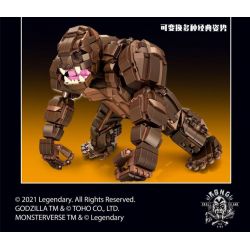 PanlosBrick 687002 Panlos Brick 687002 non  VUA KONG bộ đồ chơi xếp lắp ráp ghép mô hình Movie & Game Phim Và Trò Chơi 1803 khối