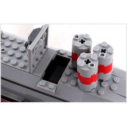 QMAN ENLIGHTEN KEEPPLEY 816 non  TÀU NGẦM TÁC CHIẾN CÙNG LẶN CÁ NHÂN 3 TRONG 1 bộ đồ chơi xếp lắp ráp ghép mô hình Military Army COMBATZONES SUBMARINE Quân Sự Bộ Đội 382 khối