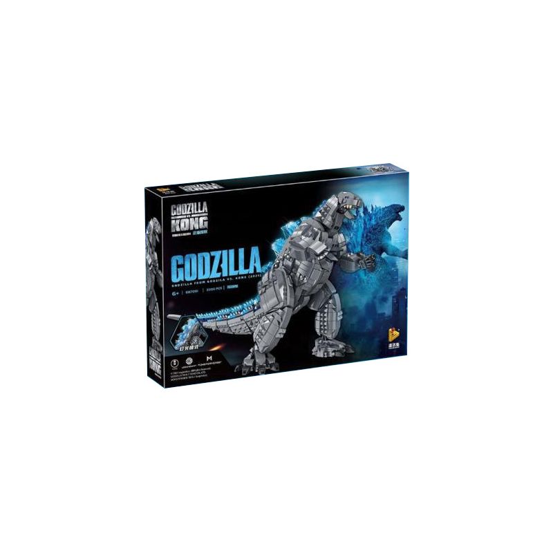 PanlosBrick 687001 Panlos Brick 687001 non  QUÁI VẬT bộ đồ chơi xếp lắp ráp ghép mô hình Movie & Game GODZILLA Phim Và Trò Chơi 2056 khối