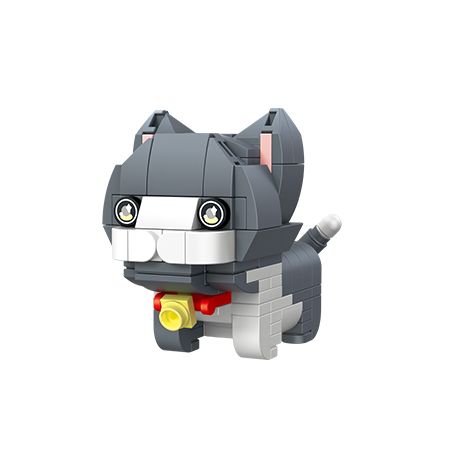 GEKKOSHA 802021 non  CHÀO! MEO MEO bộ đồ chơi xếp lắp ráp ghép mô hình