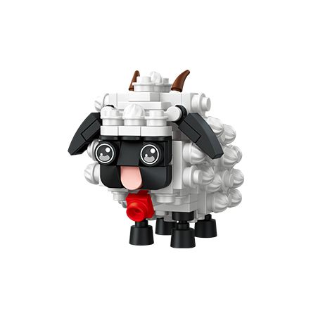 GEKKOSHA 802020 non  CHÀO! TRỪU KÊU bộ đồ chơi xếp lắp ráp ghép mô hình