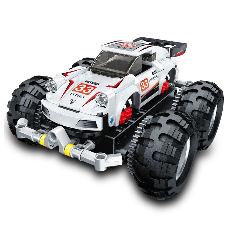 IM.MASTER QIHUI 8033 non  XE ĐỊA HÌNH LEO NÚI BỐN BÁNH bộ đồ chơi xếp lắp ráp ghép mô hình  Kỹ Thuật Công Nghệ Cao Mô Hình Phương Tiện 287 khối