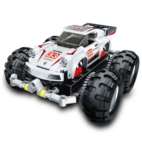 IM.MASTER QIHUI 8033 non  XE ĐỊA HÌNH LEO NÚI BỐN BÁNH bộ đồ chơi xếp lắp ráp ghép mô hình  Kỹ Thuật Công Nghệ Cao Mô Hình Phương Tiện 287 khối