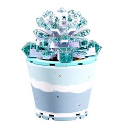 GEKKOSHA 804209 non  NGỌC LỤC bộ đồ chơi xếp lắp ráp ghép mô hình Flowers Hoa 235 khối