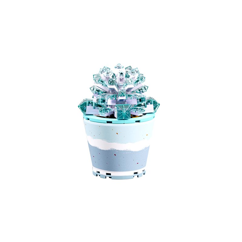 GEKKOSHA 804209 non  NGỌC LỤC bộ đồ chơi xếp lắp ráp ghép mô hình Flowers Hoa 235 khối