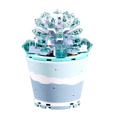 GEKKOSHA 804209 non  NGỌC LỤC bộ đồ chơi xếp lắp ráp ghép mô hình Flowers Hoa 235 khối
