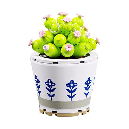 GEKKOSHA 804208 non  CÔN THỊT bộ đồ chơi xếp lắp ráp ghép mô hình Flowers Hoa 193 khối