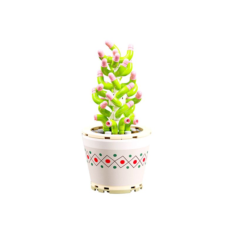 GEKKOSHA 804207 non  CÂY HÚT TIỀN bộ đồ chơi xếp lắp ráp ghép mô hình Flowers Hoa