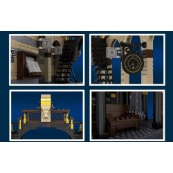 MouldKing 12011 Mould King 12011 non  9-3 4 TRẠM MA THUẬT bộ đồ chơi xếp lắp ráp ghép mô hình Harry Potter MAGIC WORLD MAGIC STATION Chú Bé Phù Thủy 3318 khối